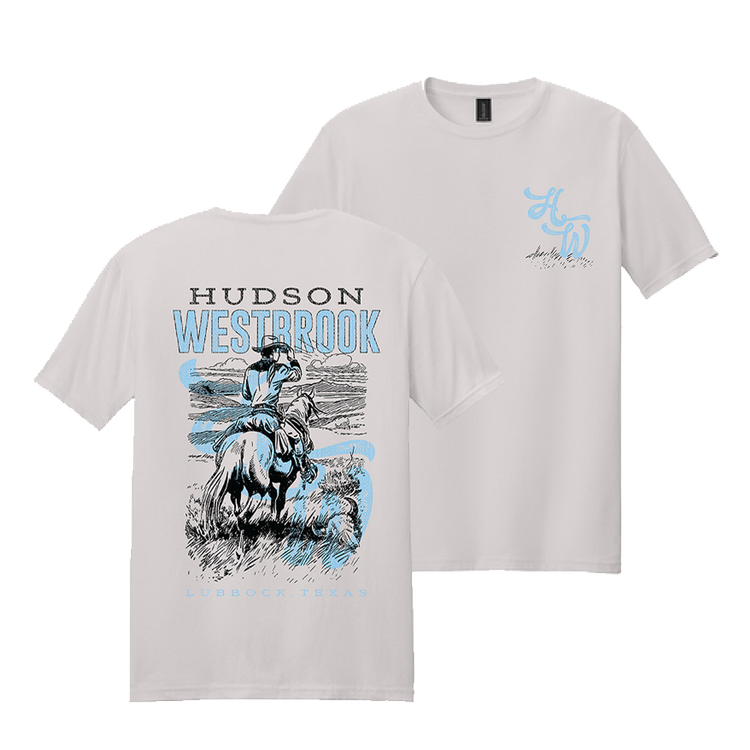 Cowboy Design Blue - Gildan Softstyle T-Shirt